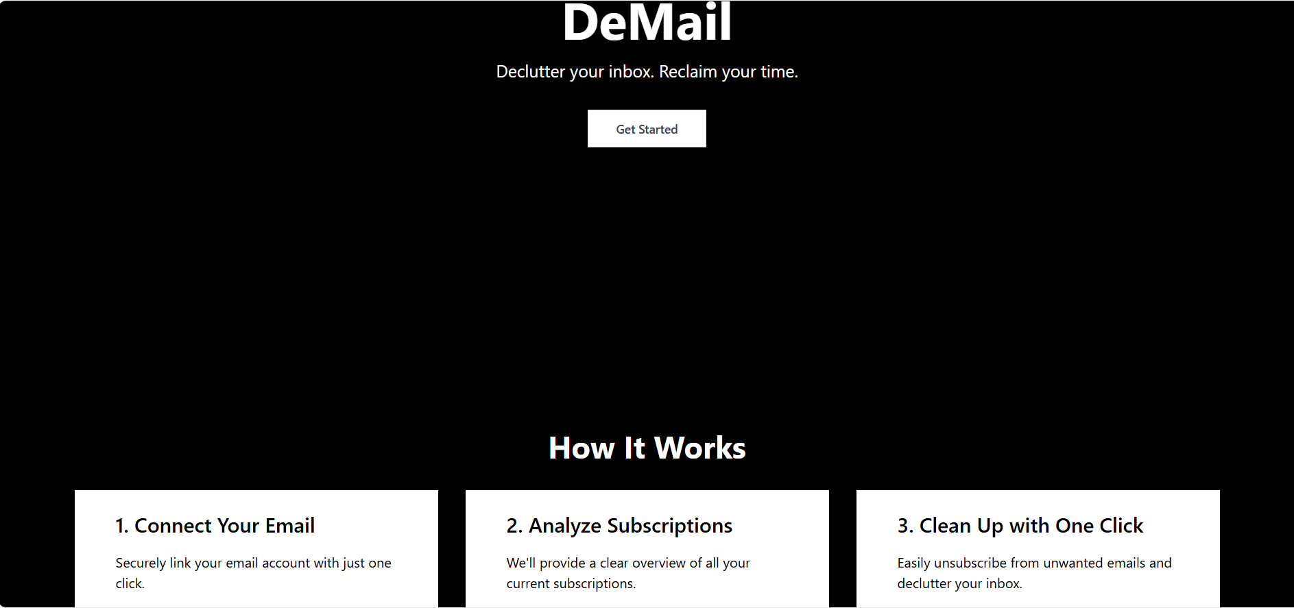 DeMail [Work In Progress]